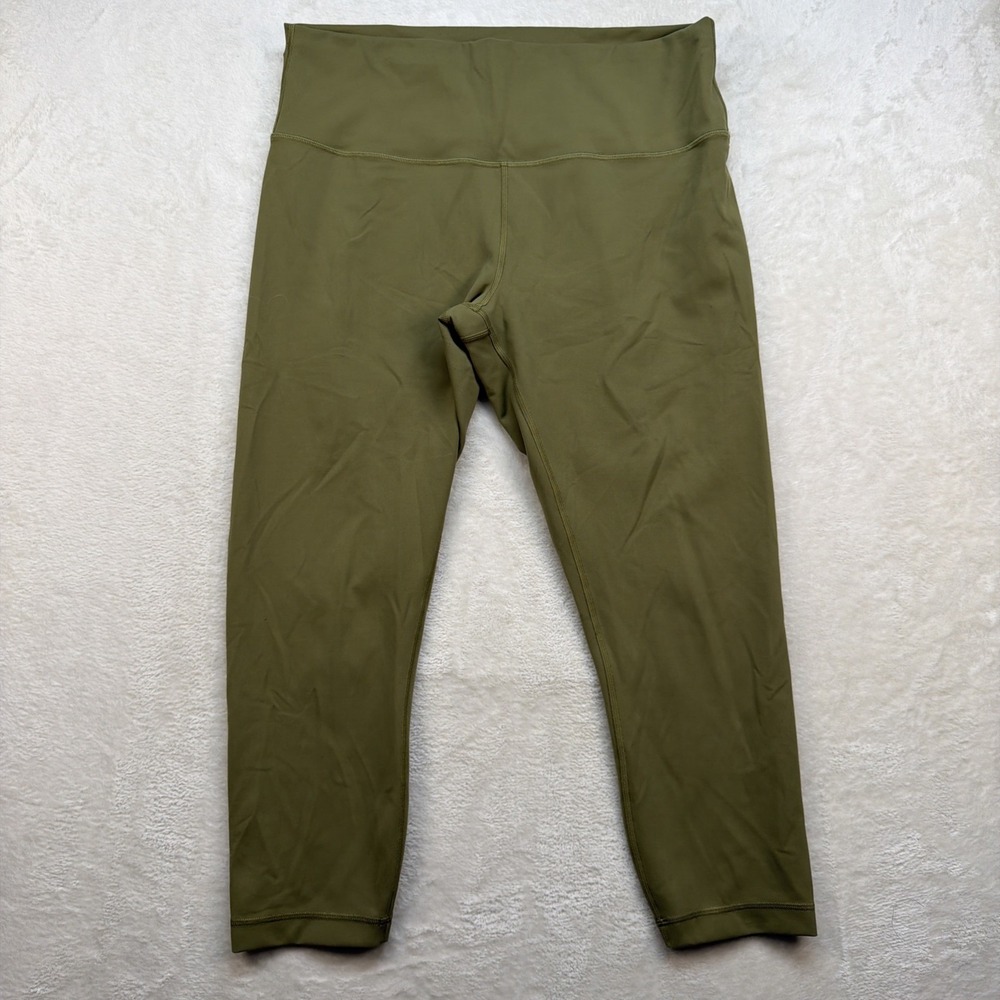 Lululemon Align High Rise Leggings Olive Green‎ Yoga Workout Women's 6 8